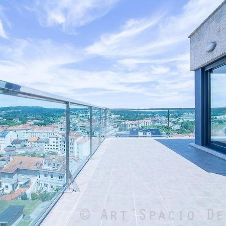 Ático con vistas, piscina y pista de tenis, a 200 metros de la playa Sanxenxo Exterior foto